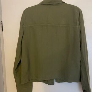 Like New Green Linen Jacket
